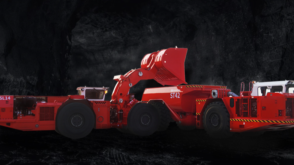 &ldquo;重量級選手&rdquo;登場！地下燃油6立方鏟運機SL14&42噸運礦卡車ST42強勢來襲